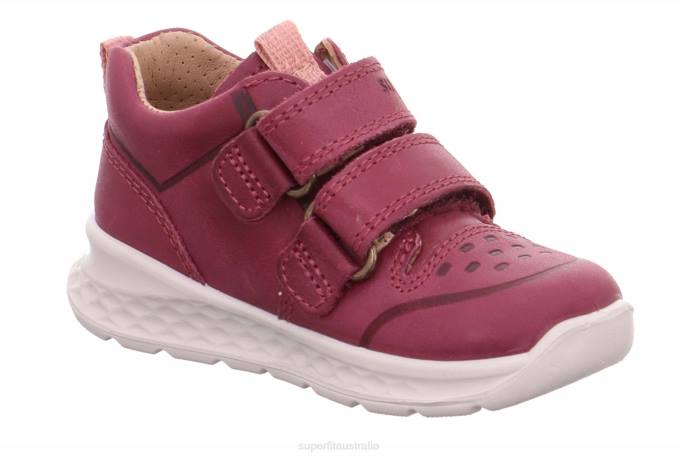 Superfit Pink/Orange Babies BREEZE - Sneakers low with Velcro Fastener Z6Z8296 - Image 4