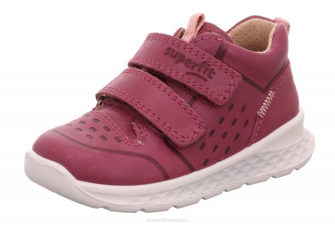 Superfit Pink/Orange Babies BREEZE - Sneakers low with Velcro Fastener Z6Z8296 - Image 1