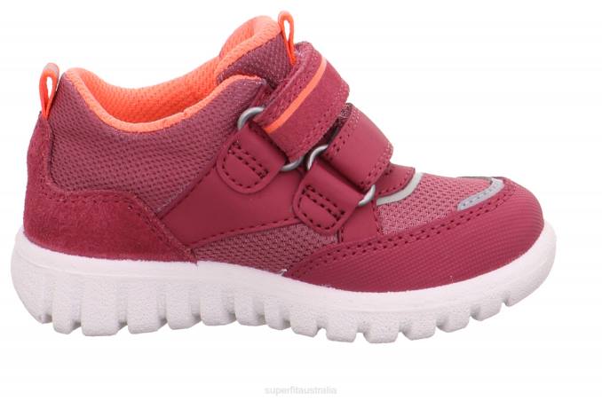 Superfit Pink/Orange Babies SPORT7 MINI - Sneakers low with Velcro Fastener Z6Z8322 - Image 2