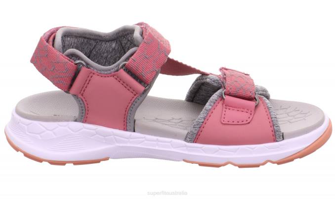Superfit Pink/Orange Toddlers CRISS CROSS - Sandal with Velcro Fastener Z6Z8635 - Image 2