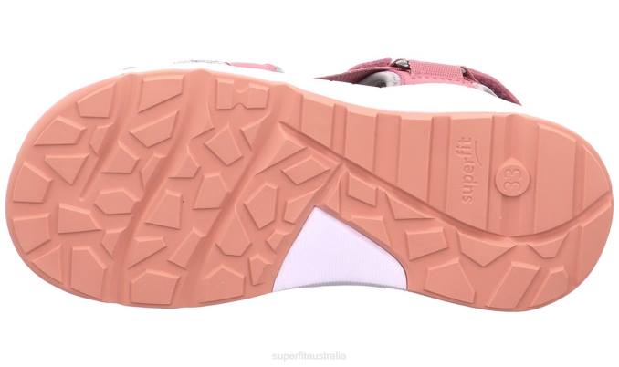 Superfit Pink/Orange Toddlers CRISS CROSS - Sandal with Velcro Fastener Z6Z8635 - Image 5