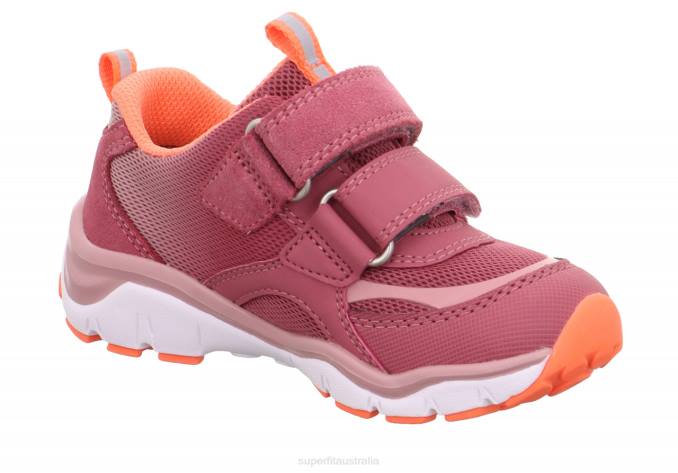 Superfit Pink/Orange Toddlers SPORT5 - Sneakers low with Velcro Fastener Z6Z8773 - Image 4