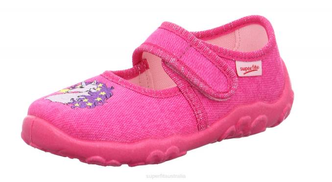 superfit_pink_purple_babies_bonny_slipper_with_velcro_fastener_z6z819.jpg Superfit Pink/Purple Babies BONNY - Slipper with Velcro Fastener Z6Z819 - Image 1