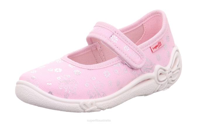 superfit_pink_silver_babies_belinda_slipper_with_velcro_fastener_z6z837.jpg Superfit Pink/Silver Babies BELINDA - Slipper with Velcro Fastener Z6Z837 - Image 1
