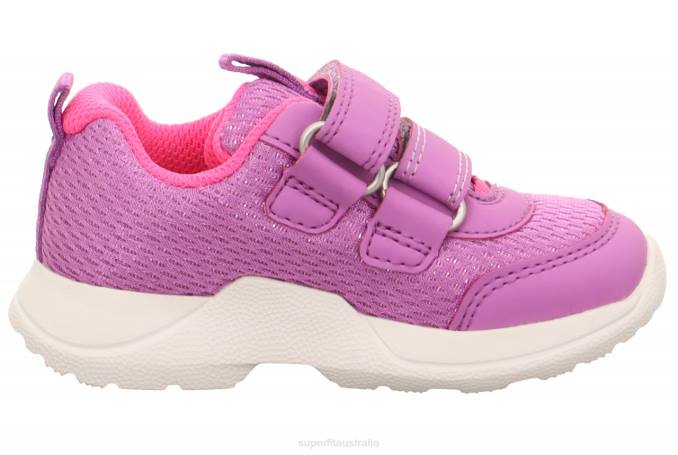 Superfit Purple/Pink Babies RUSH - Sneakers low with Velcro Fastener Z6Z8241 - Image 2