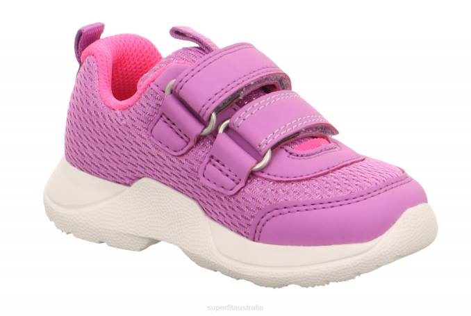 Superfit Purple/Pink Babies RUSH - Sneakers low with Velcro Fastener Z6Z8241 - Image 4