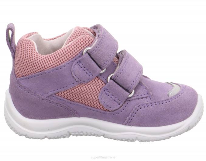 Superfit Purple/Pink Babies UNIVERSE - Sneakers low with Velcro Fastener Z6Z8254 - Image 2