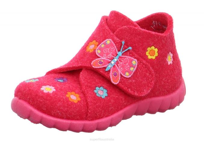 superfit_red_babies_happy_slipper_with_velcro_fastener_z6z8152.jpg Superfit Red Babies HAPPY - Slipper with Velcro Fastener Z6Z8152 - Image 1