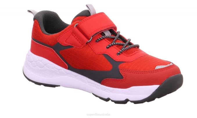 Superfit Red/Grey Toddlers FREE RIDE - Sneakers low with Velcro Fastener Z6Z8890 - Image 4