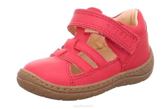superfit_red_pink_babies_supix_sandal_with_velcro_fastener_z6z8202.jpg Superfit Red/Pink Babies SUPIX - Sandal with Velcro Fastener Z6Z8202 - Image 1