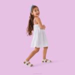 Superfit White Toddlers FUSSBETTPANTOFFEL - Sandal with Velcro Fastener Z6Z8685 - Image 7