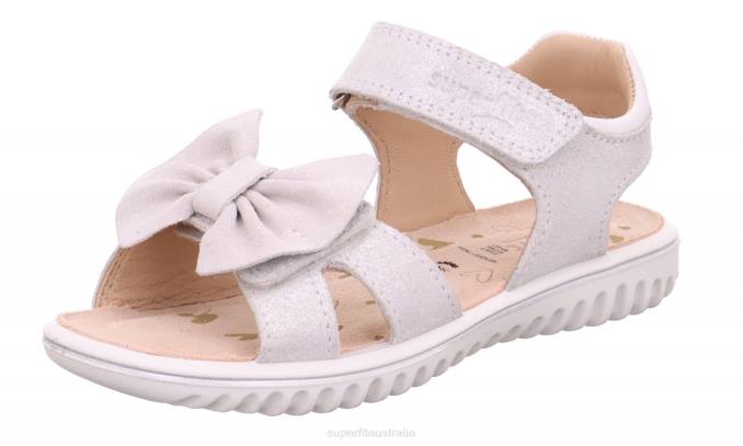 superfit_white_toddlers_sparkle_sandal_with_velcro_fastener_z6z8625.jpg Superfit White Toddlers SPARKLE - Sandal with Velcro Fastener Z6Z8625 - Image 1