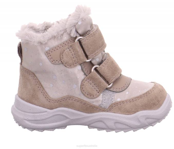 Superfit Beige Babies GLACIER - Boot with Velcro Fastener Z6Z8477