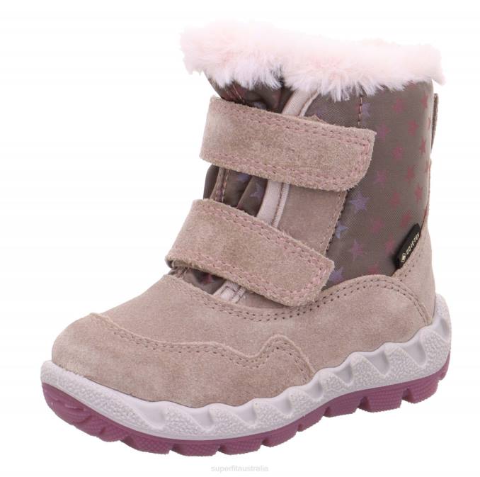 Superfit Beige/Pink Babies ICEBIRD - Boot with Velcro Fastener Z6Z8492