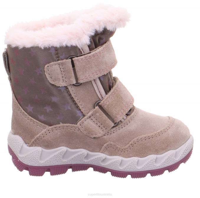 Superfit Beige/Pink Babies ICEBIRD - Boot with Velcro Fastener Z6Z8492