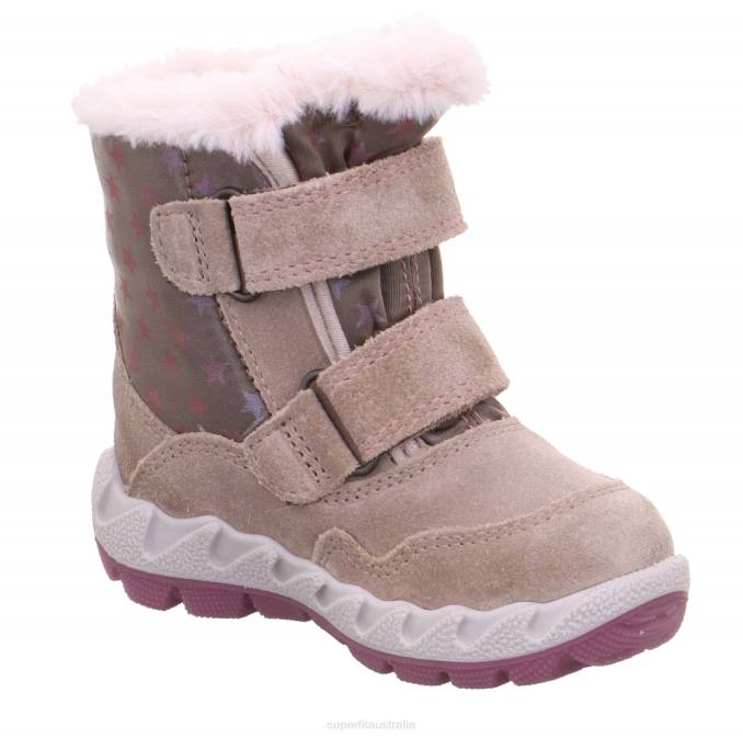 Superfit Beige/Pink Babies ICEBIRD - Boot with Velcro Fastener Z6Z8492