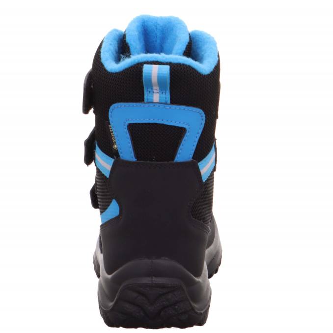 Superfit Black/Blue Babies SNOWCAT - Boot with Velcro Fastener Z6Z8481