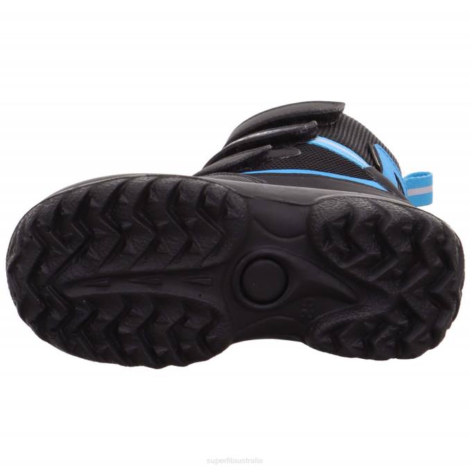 Superfit Black/Blue Babies SNOWCAT - Boot with Velcro Fastener Z6Z8481