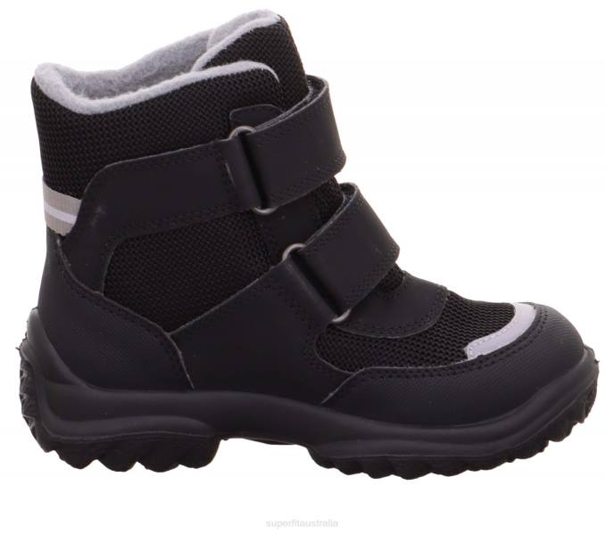 Superfit Black/Grey Babies SNOWCAT - Boot with Velcro Fastener Z6Z8449