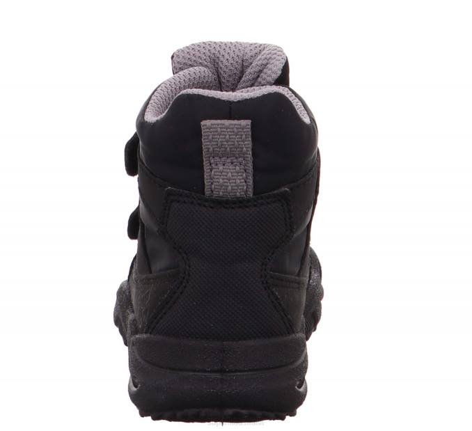 Superfit Black/Light grey Babies GLACIER - Boot with Velcro Fastener Z6Z8472