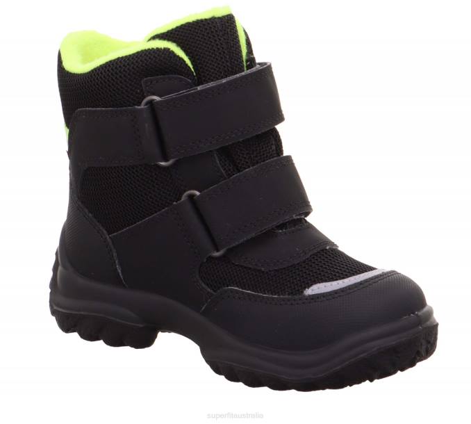 Superfit Black/Yellow Babies SNOWCAT - Boot with Velcro Fastener Z6Z8493