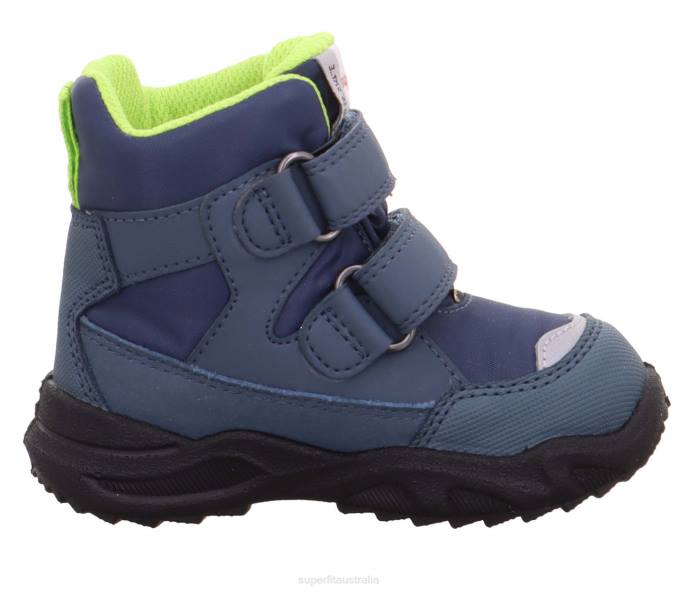 Superfit Blue/Green Babies GLACIER - Boot with Velcro Fastener Z6Z8476