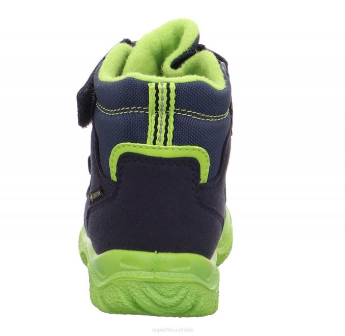 Superfit Blue/Green Babies HUSKY1 - Boot with Velcro Fastener Z6Z8452