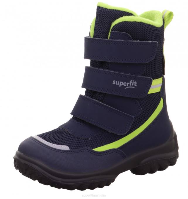 Superfit Blue/Green Babies SNOWCAT - Boot with Velcro Fastener Z6Z8495