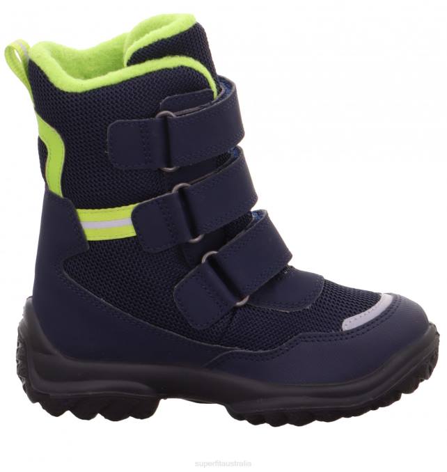 Superfit Blue/Green Babies SNOWCAT - Boot with Velcro Fastener Z6Z8495