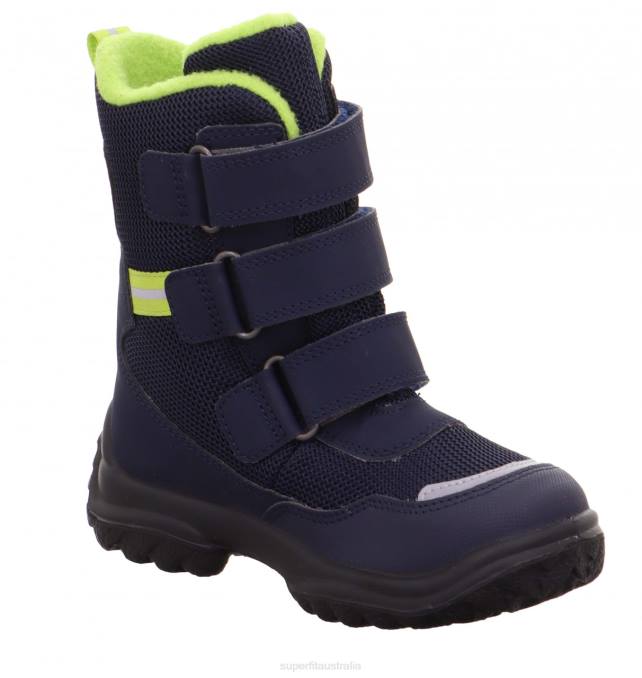 Superfit Blue/Green Babies SNOWCAT - Boot with Velcro Fastener Z6Z8495