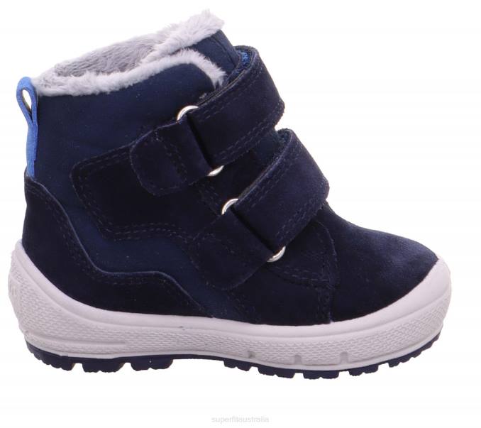 Superfit Blue/Light Blue Babies GROOVY - Boot with Velcro Fastener Z6Z8455