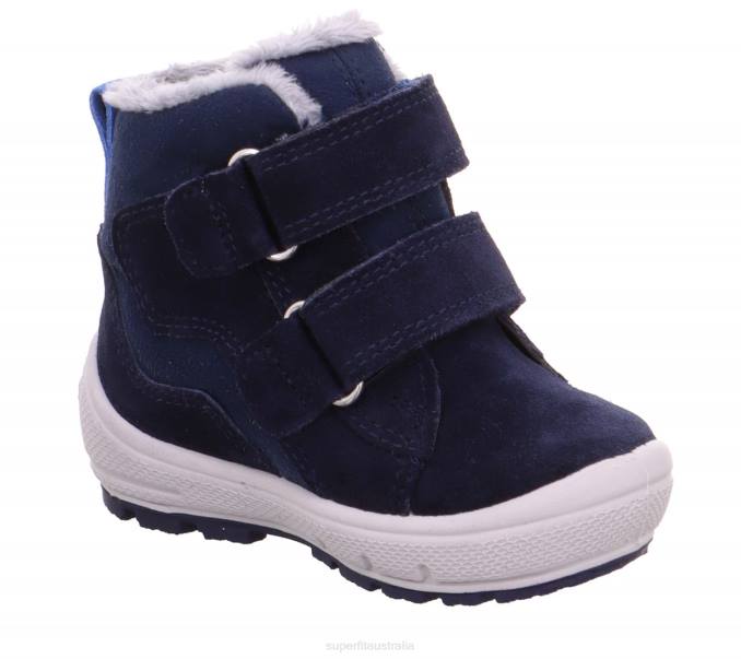 Superfit Blue/Light Blue Babies GROOVY - Boot with Velcro Fastener Z6Z8455