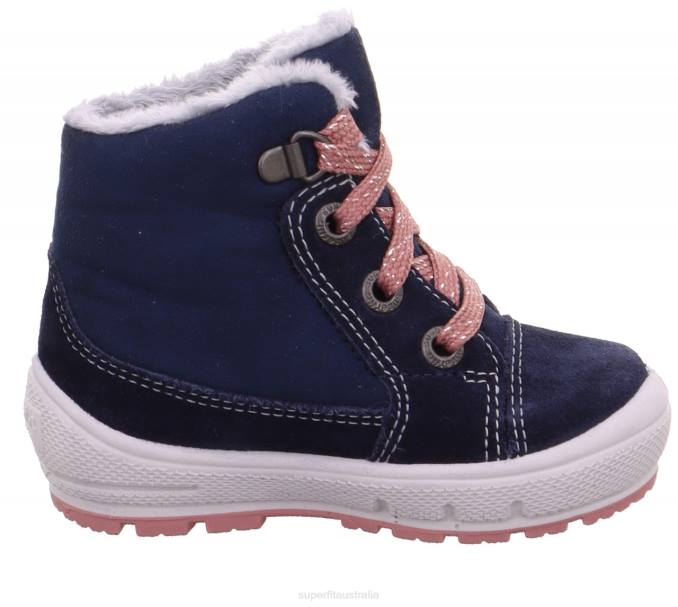 Superfit Blue/Pink Babies GROOVY - Boot with Lacing Z6Z8435