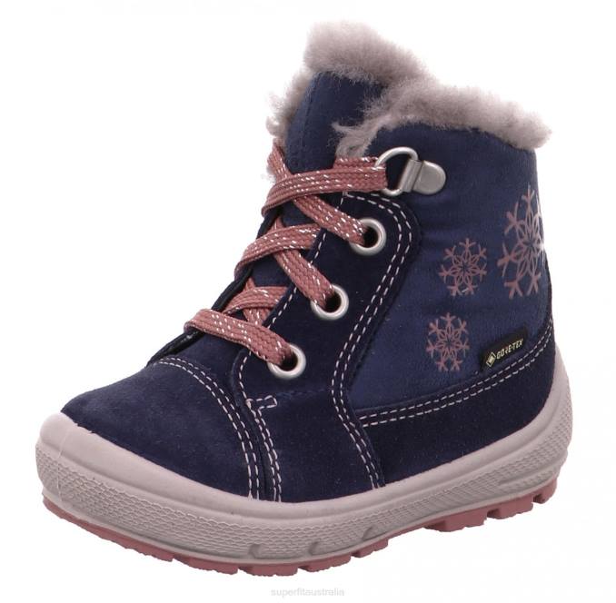 Superfit Blue/Pink Babies GROOVY - Boot with Lacing Z6Z8489