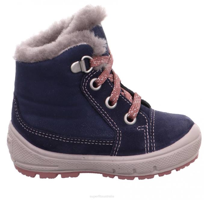 Superfit Blue/Pink Babies GROOVY - Boot with Lacing Z6Z8489