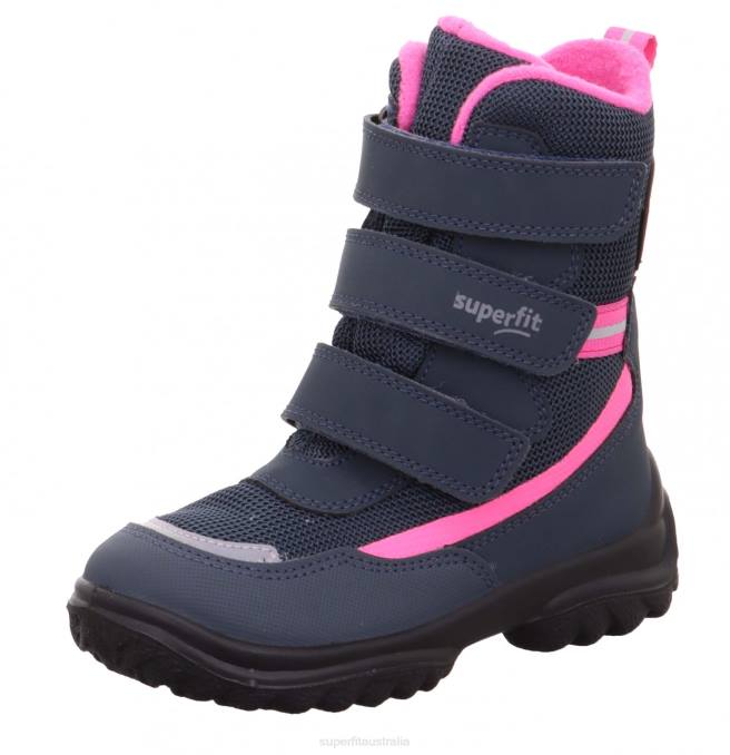 Superfit Blue/Pink Babies SNOWCAT - Boot with Velcro Fastener Z6Z8500