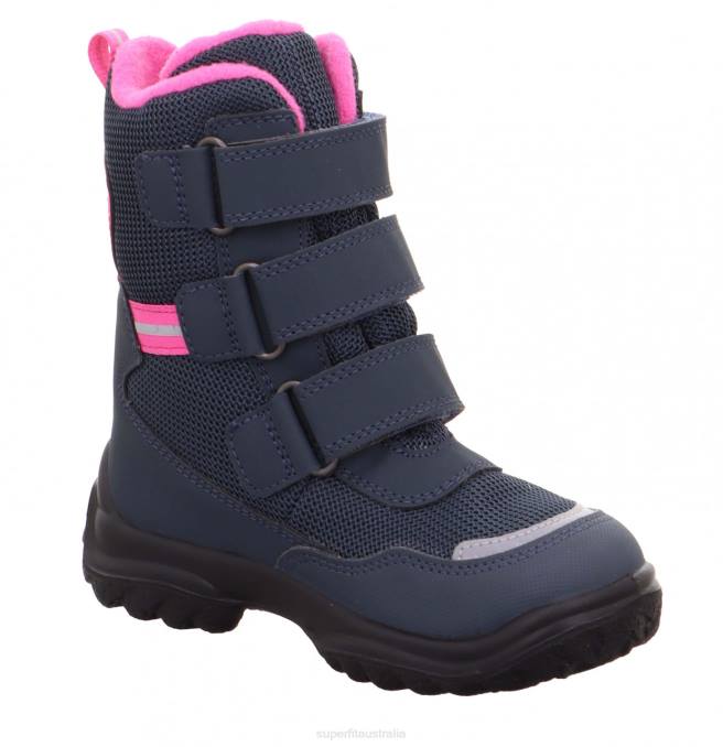 Superfit Blue/Pink Babies SNOWCAT - Boot with Velcro Fastener Z6Z8500