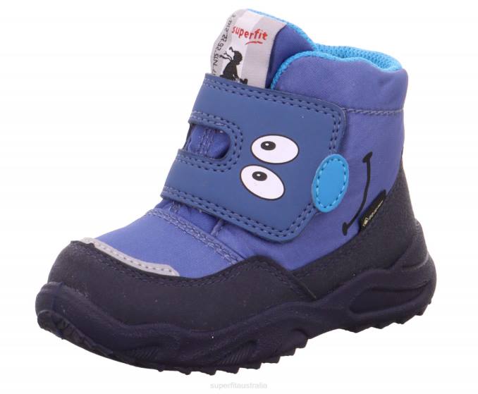 Superfit Blue/Turquoise Babies GLACIER - Boot with Velcro Fastener Z6Z8436