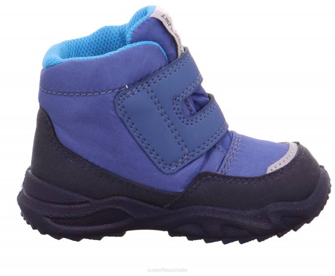 Superfit Blue/Turquoise Babies GLACIER - Boot with Velcro Fastener Z6Z8436