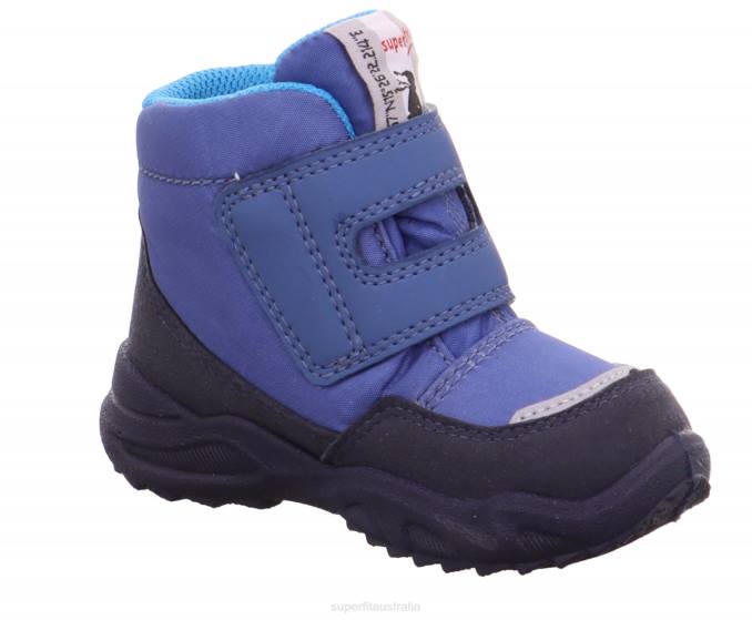 Superfit Blue/Turquoise Babies GLACIER - Boot with Velcro Fastener Z6Z8436