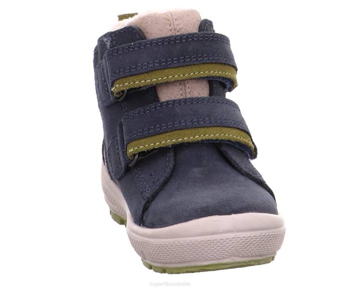 Superfit Blue/Yellow Babies GROOVY - Boot with Velcro Fastener Z6Z8444