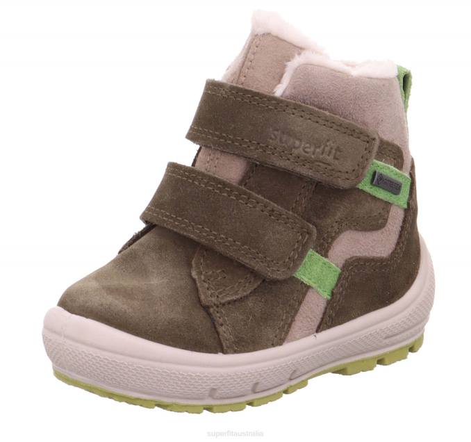 Superfit Green Babies GROOVY - Boot with Velcro Fastener Z6Z8490