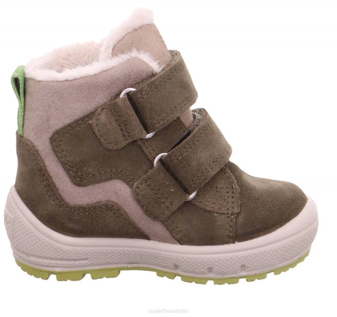 Superfit Green Babies GROOVY - Boot with Velcro Fastener Z6Z8490