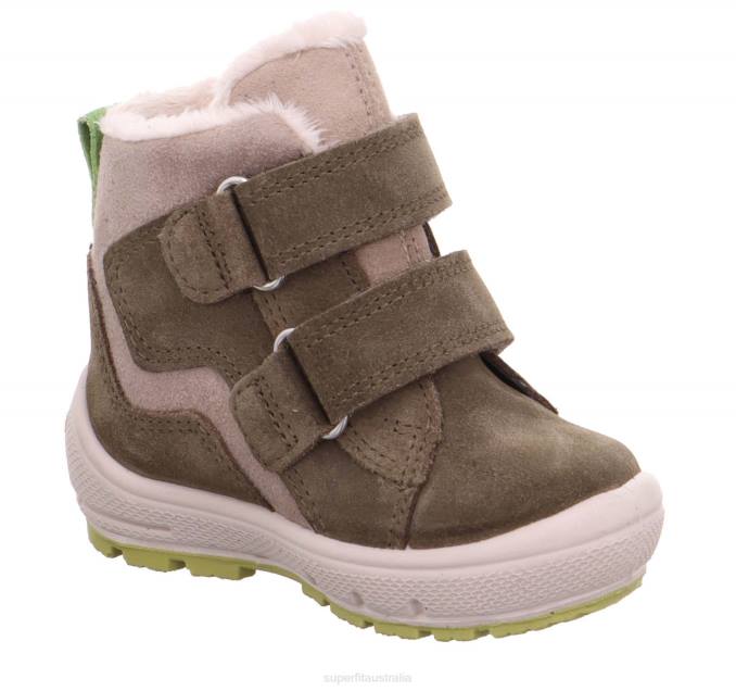 Superfit Green Babies GROOVY - Boot with Velcro Fastener Z6Z8490