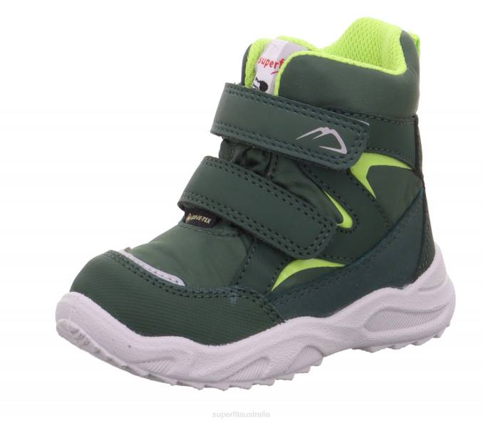 Superfit Green/Light Green Babies GLACIER - Boot with Velcro Fastener Z6Z8483