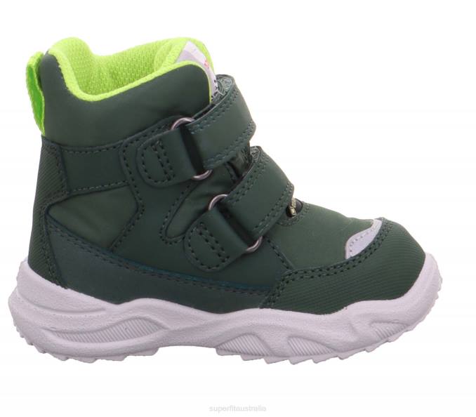 Superfit Green/Light Green Babies GLACIER - Boot with Velcro Fastener Z6Z8483