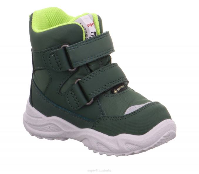 Superfit Green/Light Green Babies GLACIER - Boot with Velcro Fastener Z6Z8483