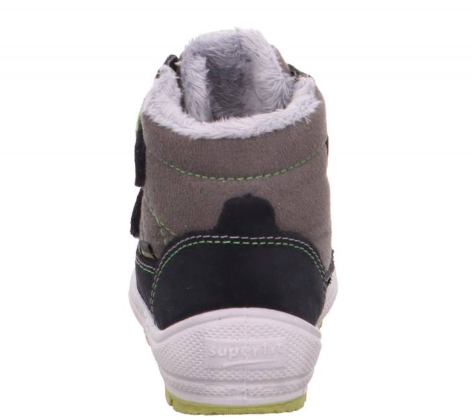 Superfit Grey/Green Babies GROOVY - Boot with Velcro Fastener Z6Z8448