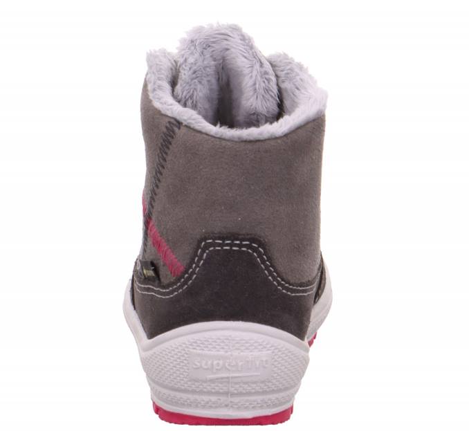 Superfit Grey/Pink Babies GROOVY - Boot with Lacing Z6Z8443