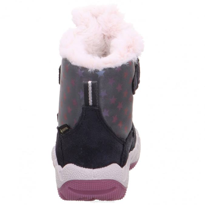 Superfit Grey/Pink Babies ICEBIRD - Boot with Velcro Fastener Z6Z8484